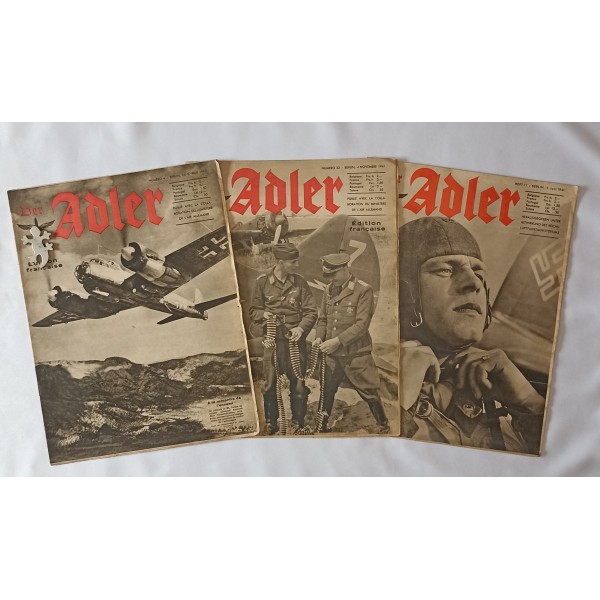 Magasines der adler originaux ww2 lot 8