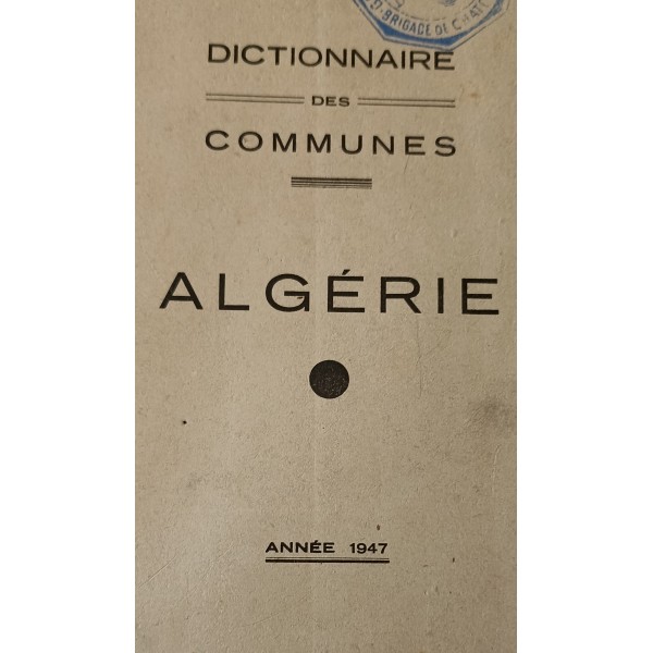Dictionnaire des communes...