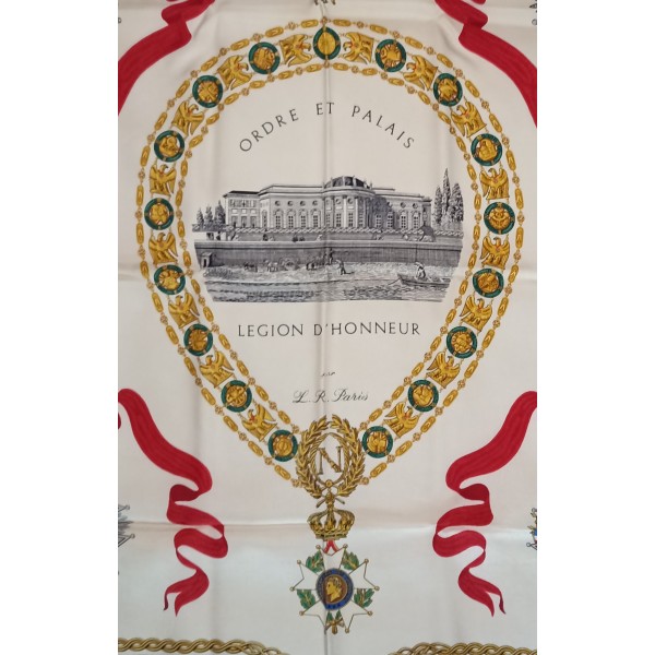 Foulard en soie L.R. Paris de l'Ordre la Légion d'honneur