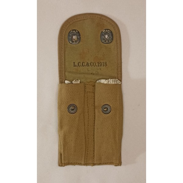 Etui porte chargeurs US colt 45 daté 1918 WW1