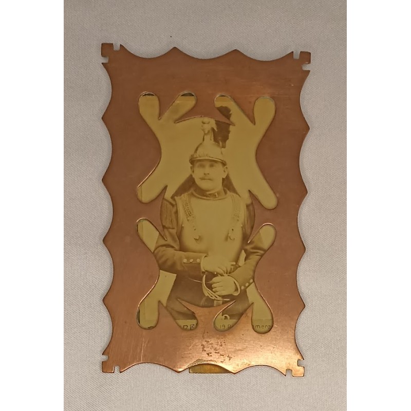 Cadre photo cavalerie lourde cuirassier 14/18