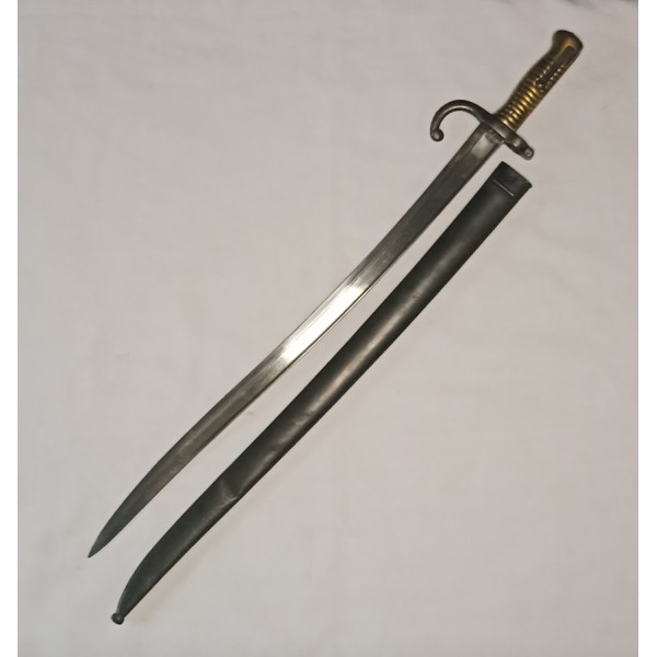 Sabre baïonnette CHASSEPOT Impérial 1868 XIXème