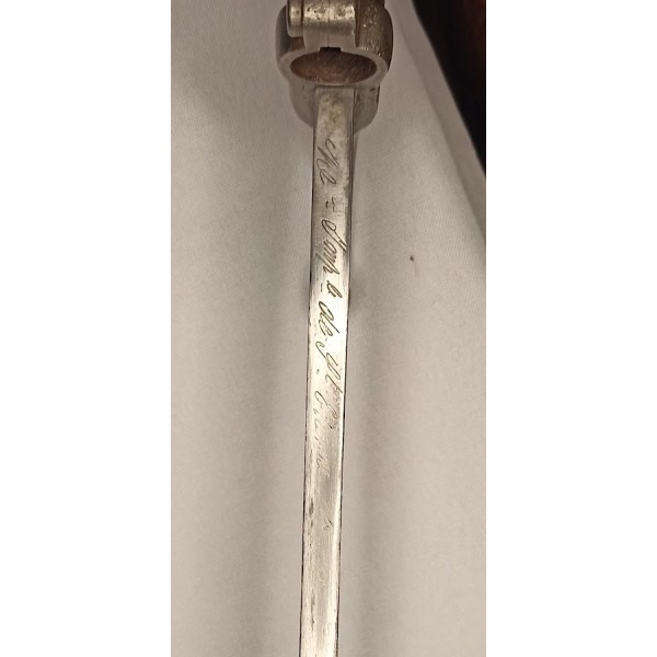 Sabre baïonnette CHASSEPOT Impérial 1868 XIXème