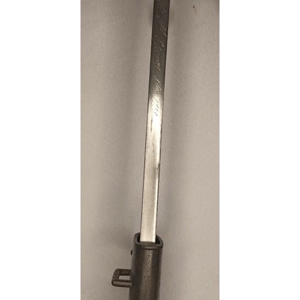 Sabre baïonnette CHASSEPOT Impérial 1868 XIXème