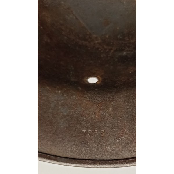 Coque casque Allemand model 1935 LW double insignes WW2