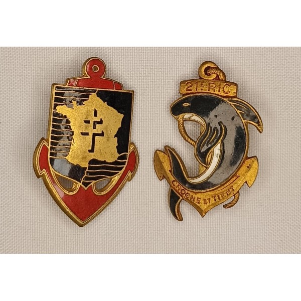 Insignes du 21ème Régiment...
