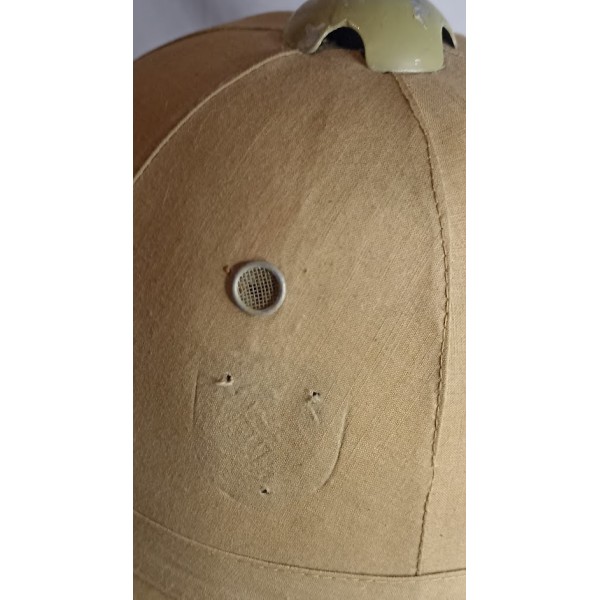 Casque Colonial Italien model 28 réemploi armée Allemande WW2