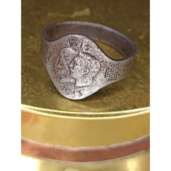 Souvenir Prussien artisanat de tranchées Allemand 14/18
