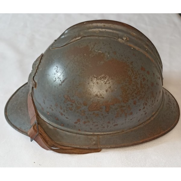Casque Adrian model 1915 Artillerie bleu horizon WW1