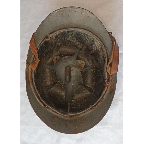 Casque Adrian model 1915 Artillerie bleu horizon WW1