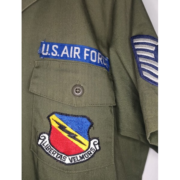 Chemisette US AIR FORCE guerre du Viet Nam 60/70