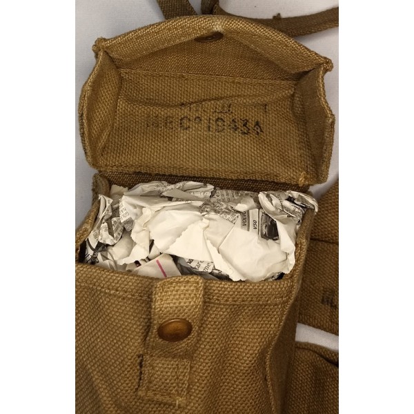 Ensemble Web 37 Anglais Ceinturon Pouchs Brelage WW2