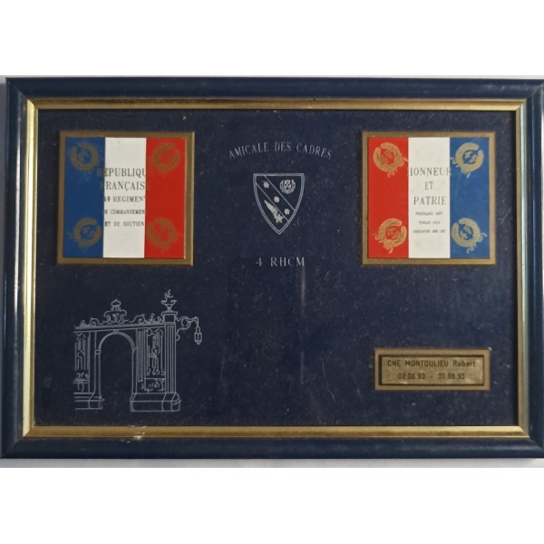 Souvenir du 4ème Régiment d'Hélicoptères de Commandement et de Manoeuvre