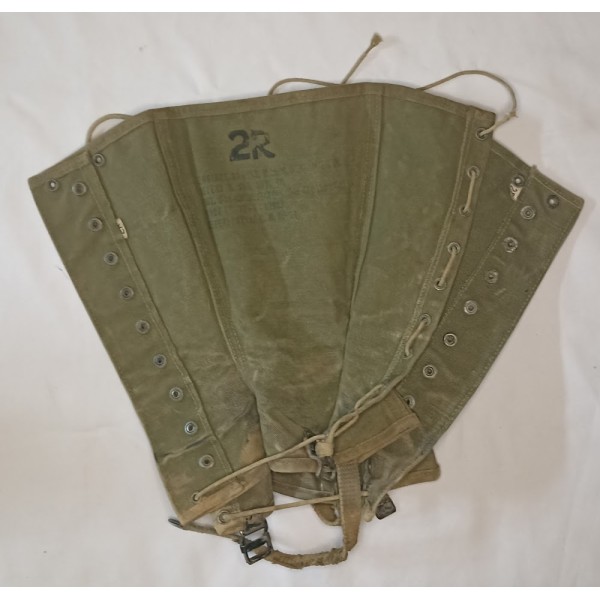 Guêtres US Army taille 2-R 1944 leggins OD WW2