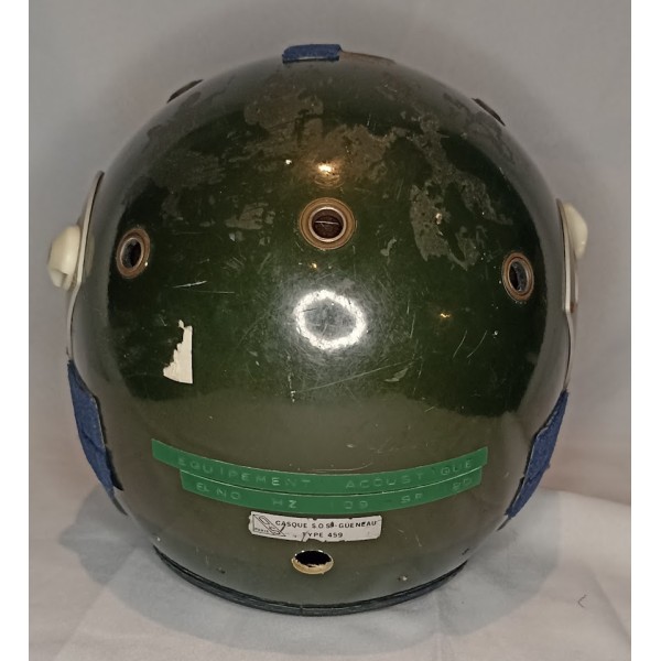 Casque pilote GUENEAU Armée de l'Air Type 459 allégé 1979