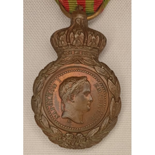 Médaille XIXème mort Napoléon 1er St Hélène modèle 1857