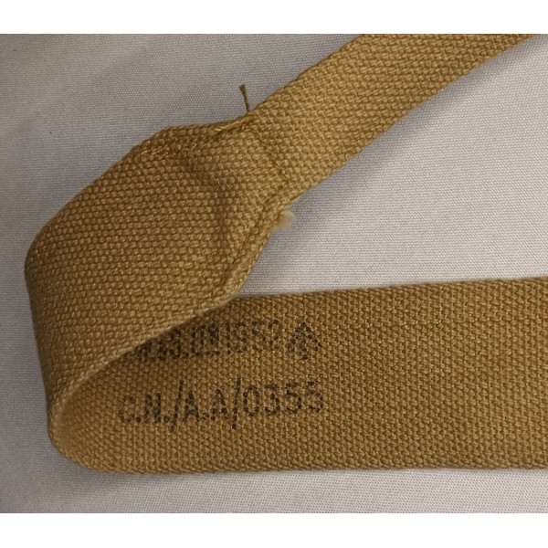Ceinturon cartouchières GB web sable 1953 post war