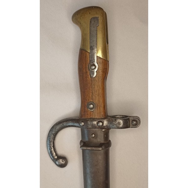 Baïonnette modèle 1874 fusil gras datée 1876
