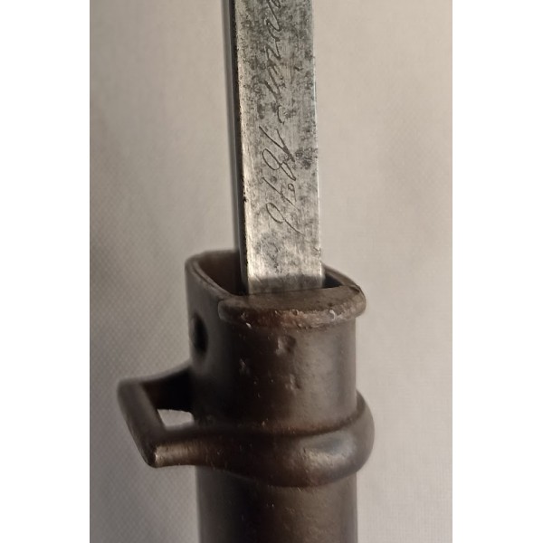Baïonnette modèle 1874 fusil gras datée 1876