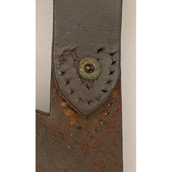 Porte baïonnette LEBEL cuir noir 1914 WW1