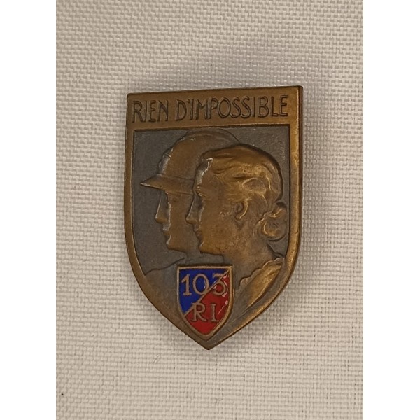 Insigne 103ème Régiment...