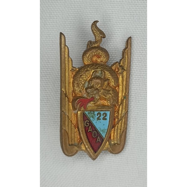 Insigne 22ème Groupe Aérien...