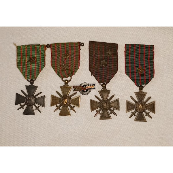 Médailles Croix de guerre...