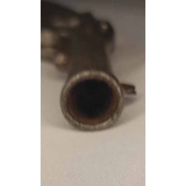 Pistolet jouet à bouchon en tôle vintage 50/60 n°3