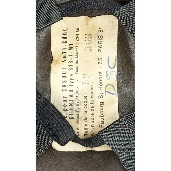 Casque Pilote GUENEAU anti-choc type 313-1 M1