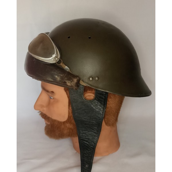 Casque Adrian modèle 1935 troupes Motorisées 39/45 WW2