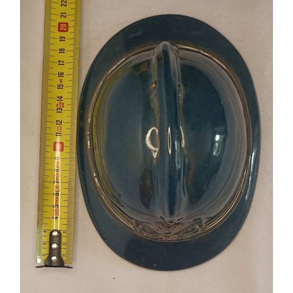 Casque Adrian bonbonnière en faïence 14/18 WW1