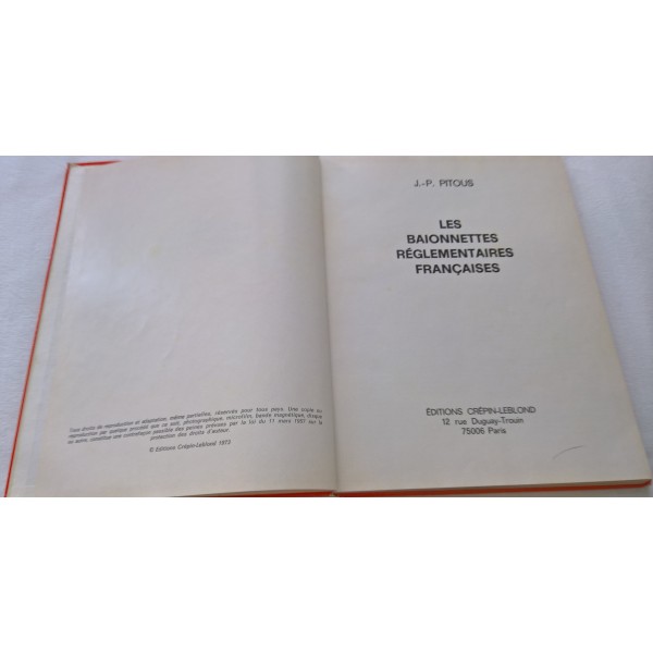 Livre "Les baïonnettes...