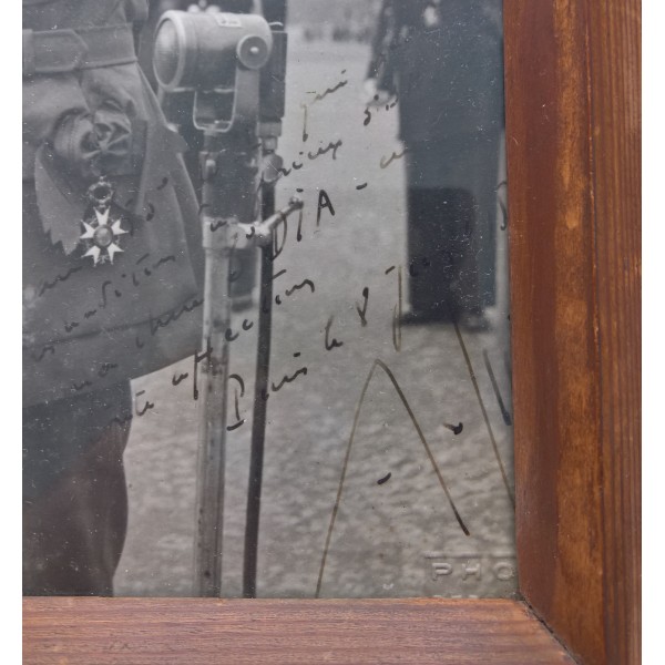 Photo dédicacée Maréchal Juin