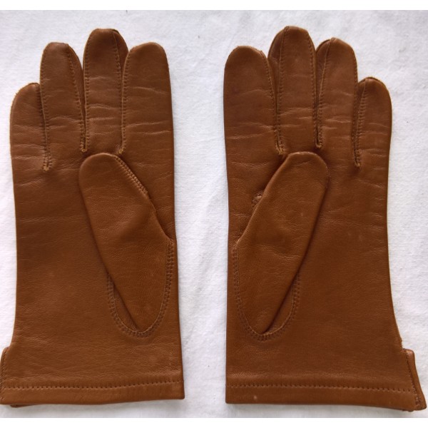 Gants en cuir officier...