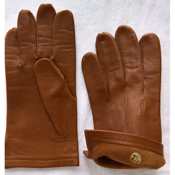 Gants en cuir officier taille 7,5