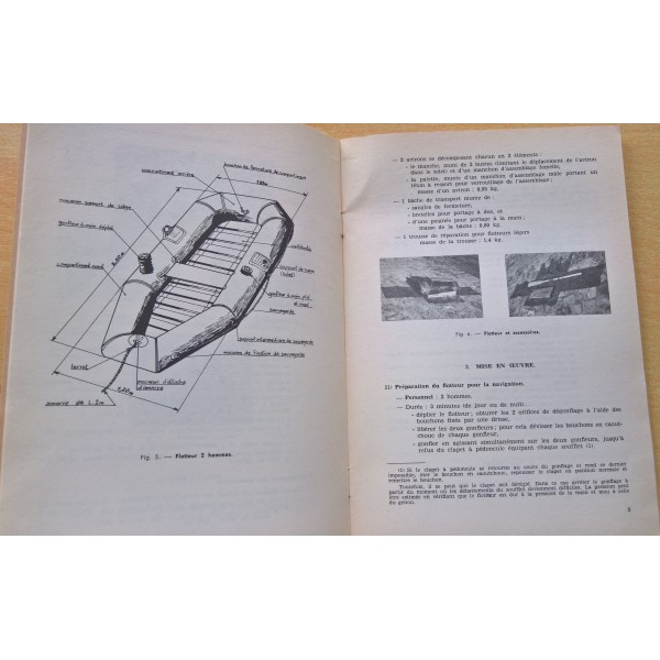 TTA 752 Flotteurs pneumatiques Français