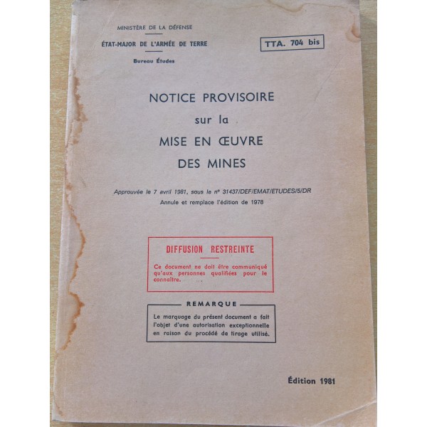 TTA 704 bis Mise en œuvre...