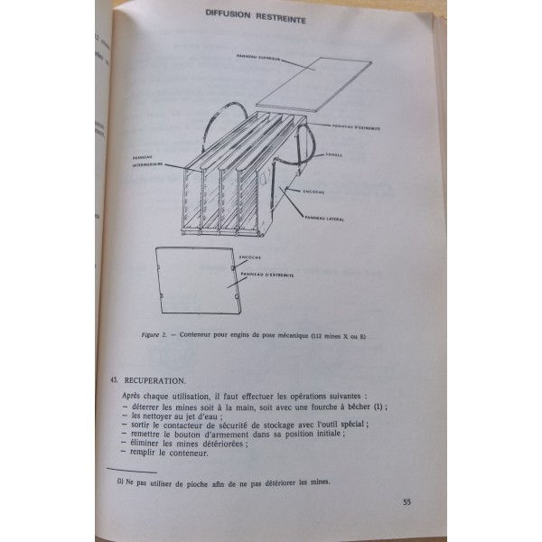 TTA 704 bis Mise en œuvre des mines