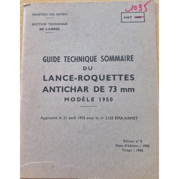 MAT 1035 Lance-roquettes...