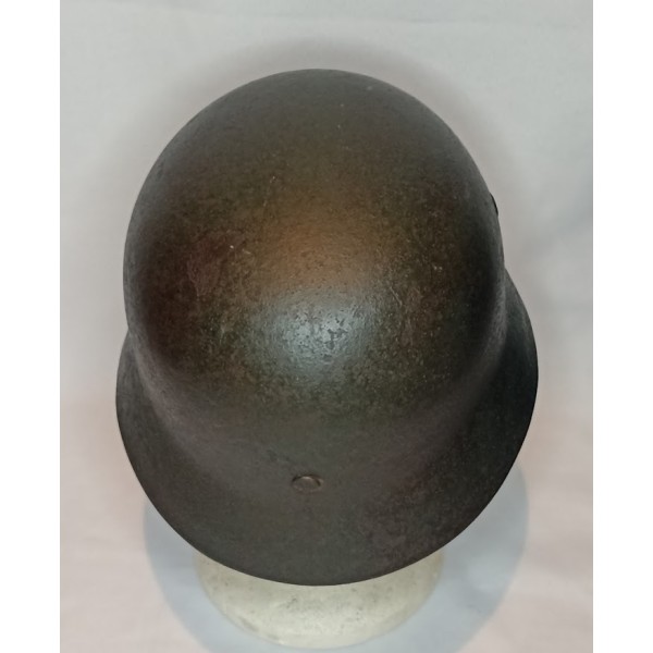 Casque Allemand model 35 peinture granitée béton 1940 WW2