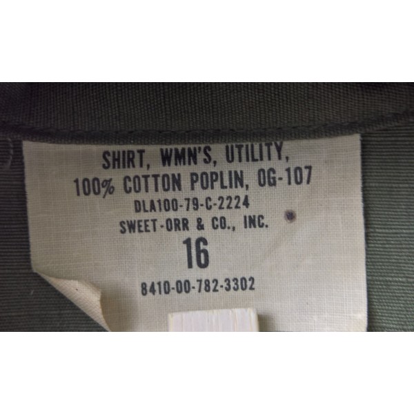 Chemise utilitaire WAC US ARMY