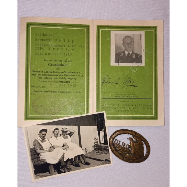 Badge et carte secouriste...