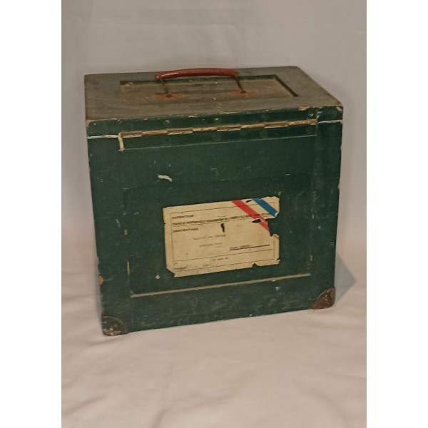 Caisse bois Service Vétérinaire des Armées 39/45 WW2