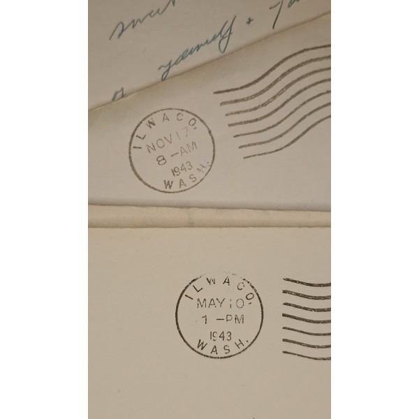Correspondance Gi's soldat US Army 1943/45 WW2