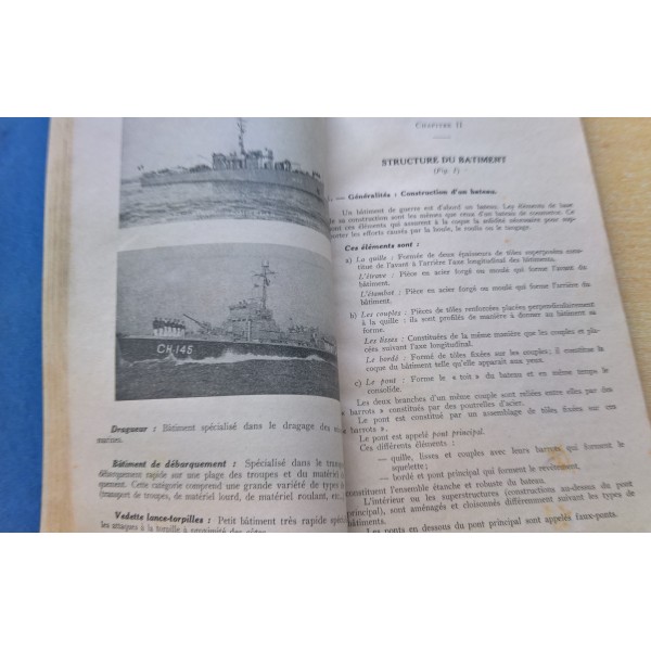 Manuel des nouvelles recrues de  la Marine National 1952