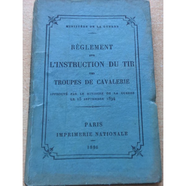 Règlement sur l'instruction...