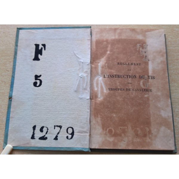 Règlement sur l'instruction du tir des troupes de cavalerie 1896