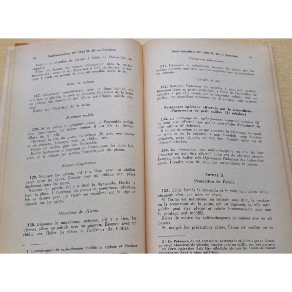 MAT 1009 Le fusil mitrailleur modèle 1924 M.29