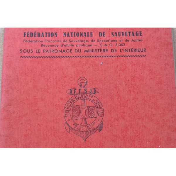 Livret "Le sauveteur...