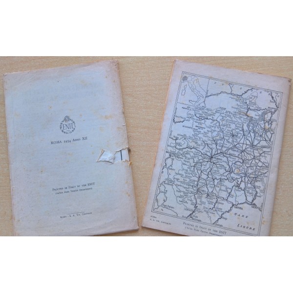 Lot de 2 revues touristiques Italie fachiste de 1934